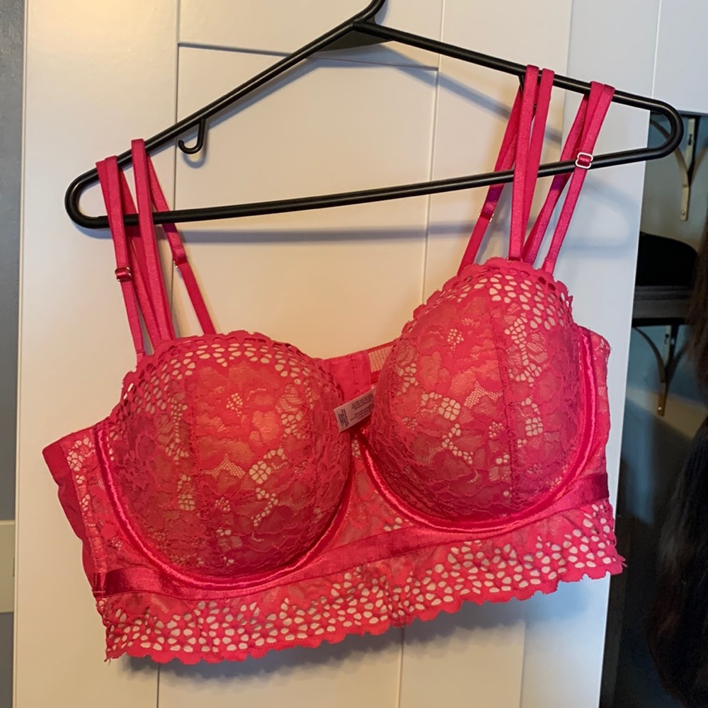 Caqique Lightly Lined Strapless Bra 42C Lane Bryant